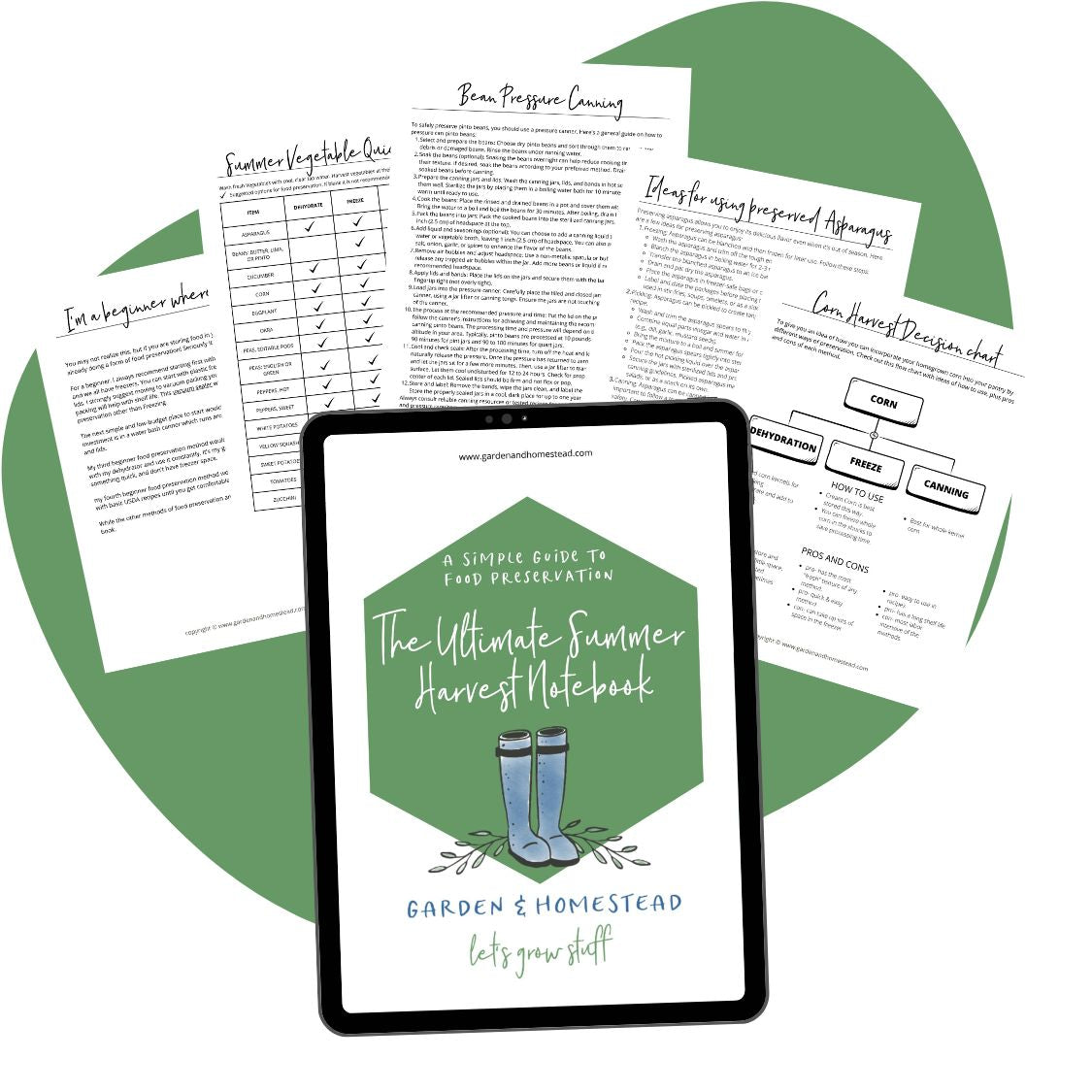 The Ultimate Summer Harvest Notebook