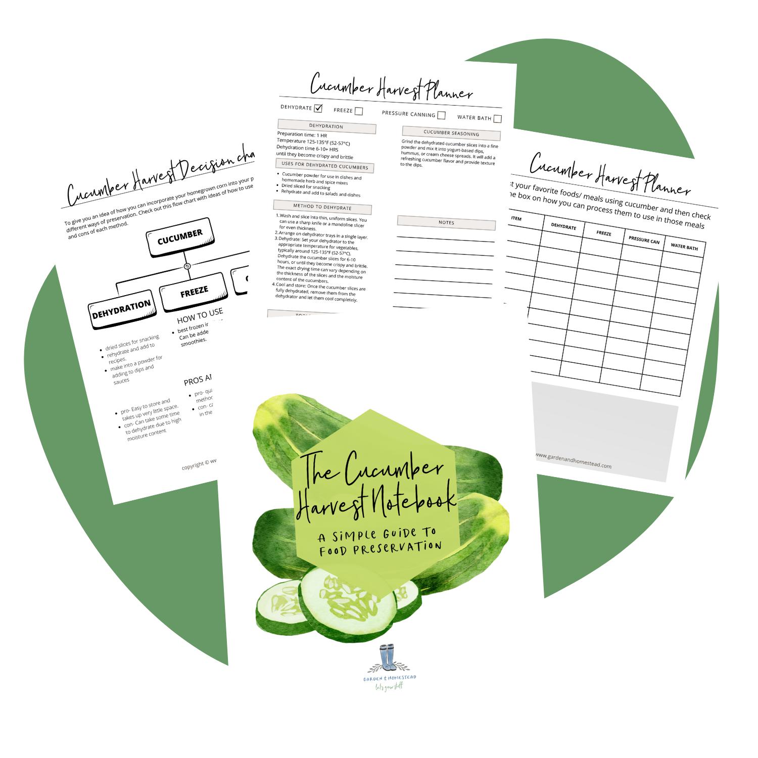 The Cucumber Harvest Notebook