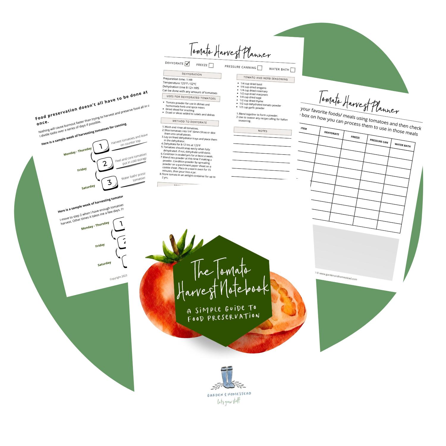 The Tomato Harvest Notebook