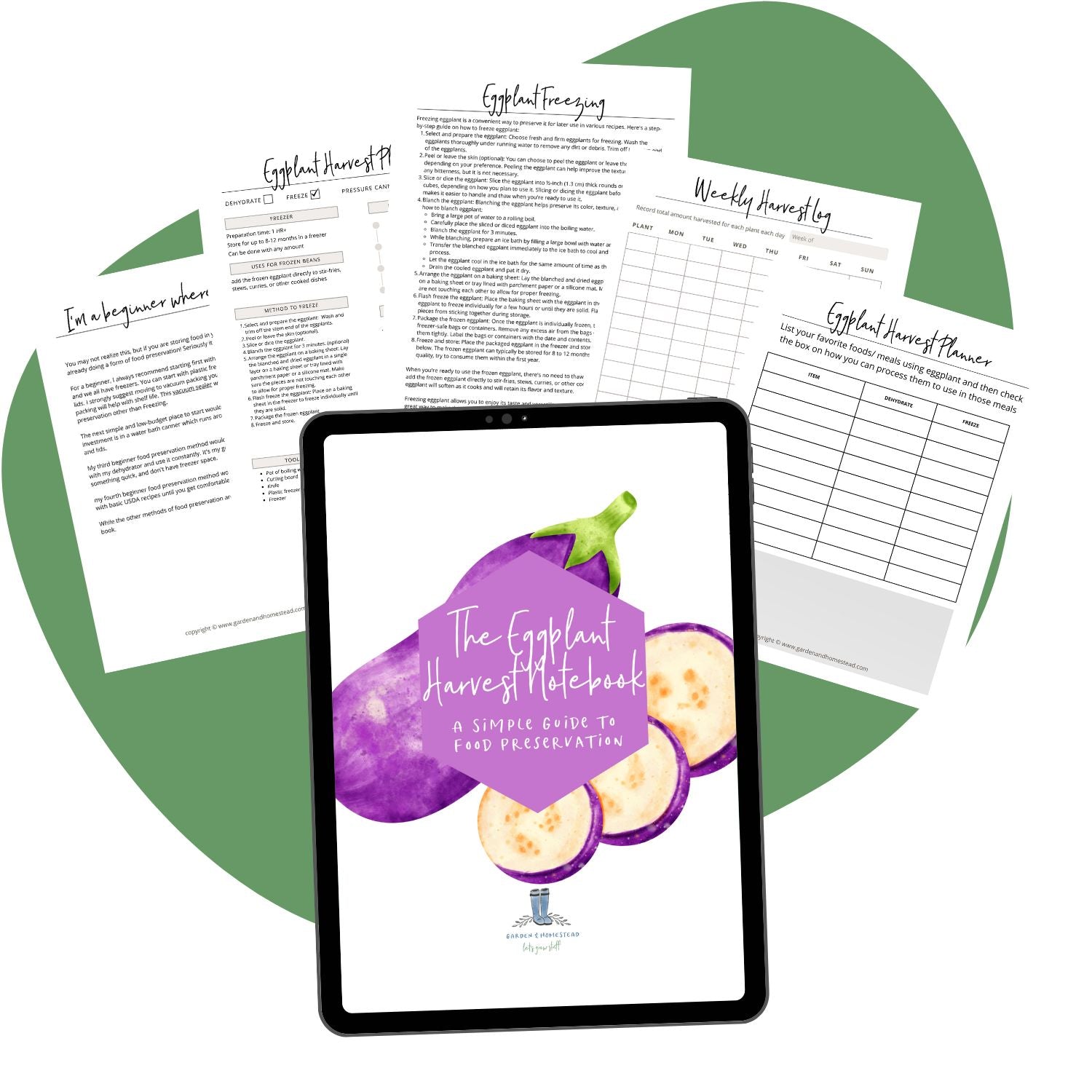 The Eggplant Harvest Notebook
