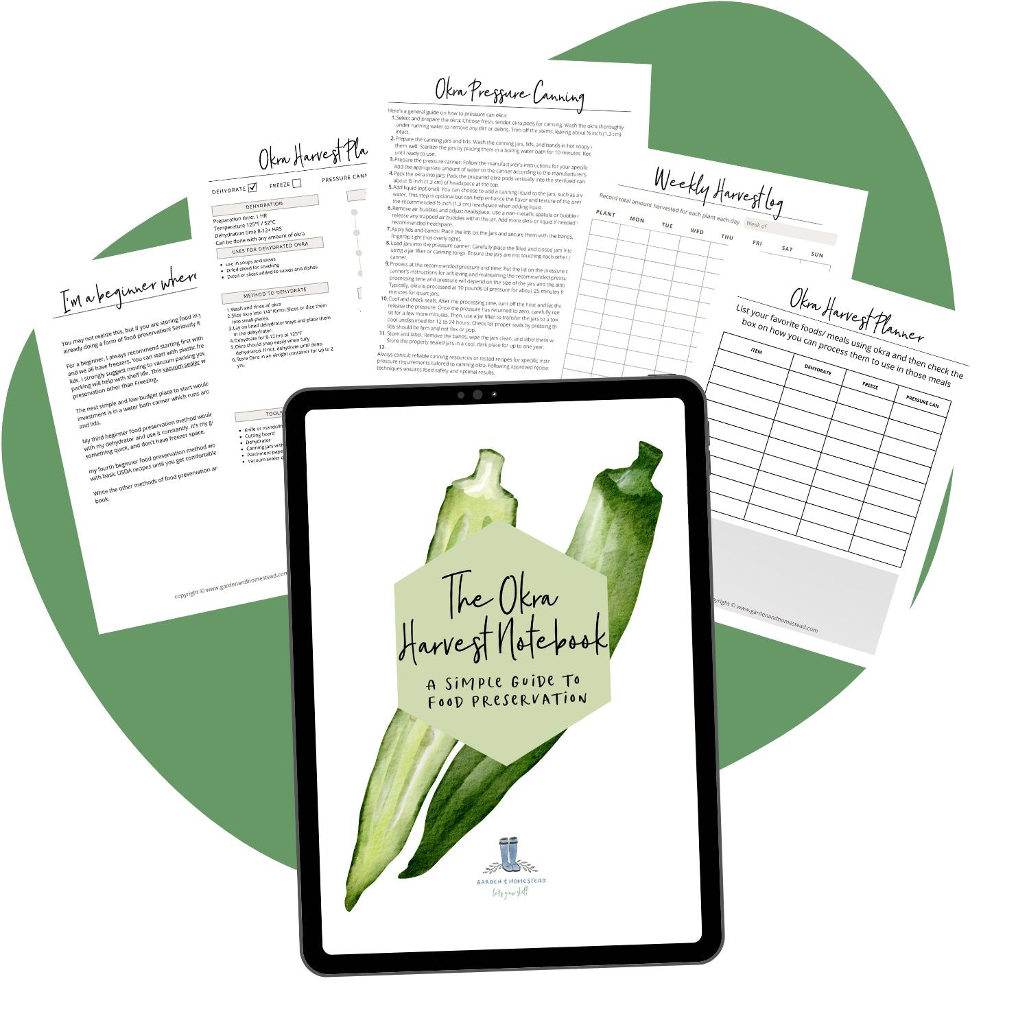 The Okra Harvest Notebook