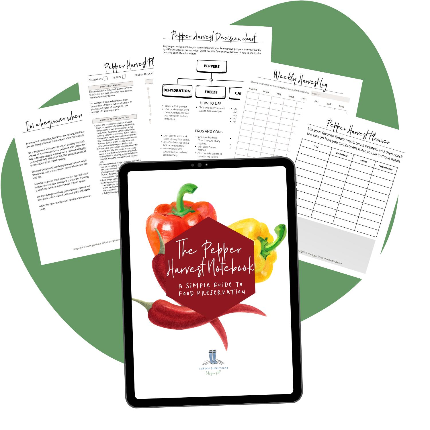 The Pepper Harvest Notebook