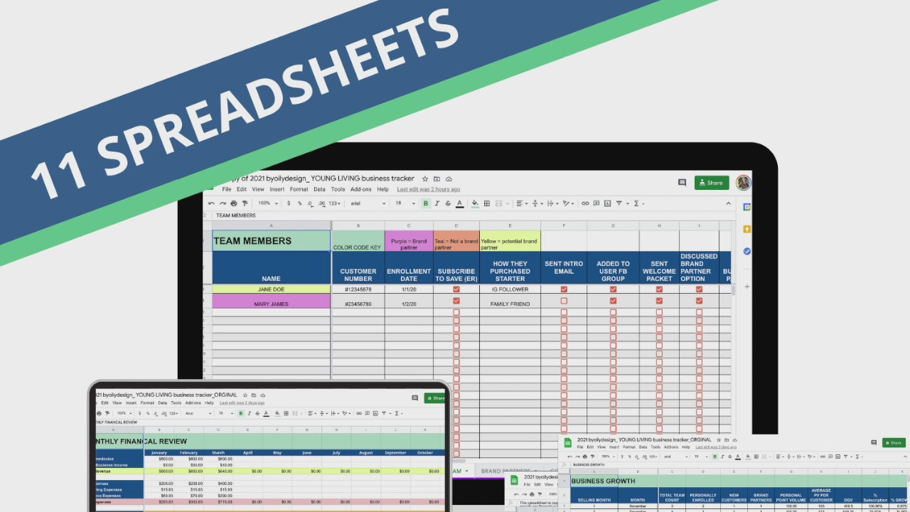 Young Living Business Tracker