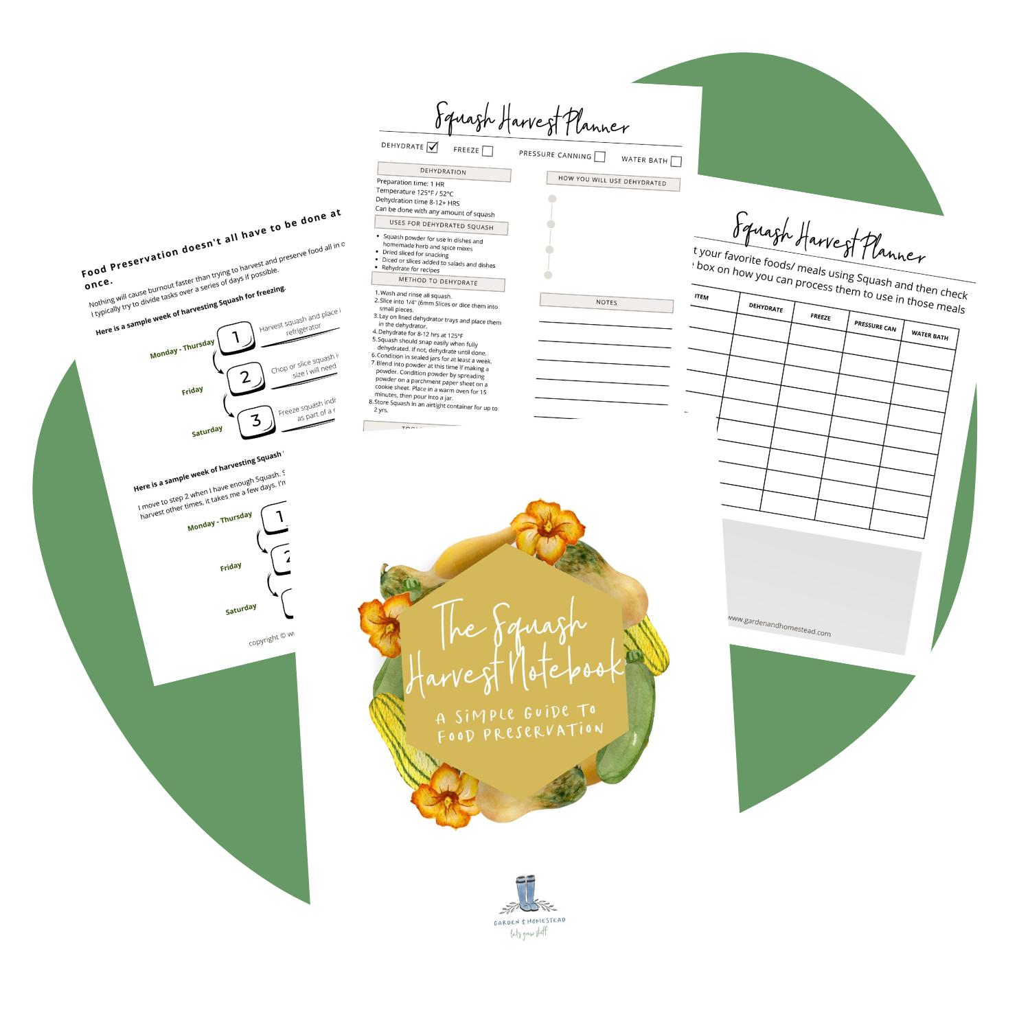 The Squash Harvest Notebook