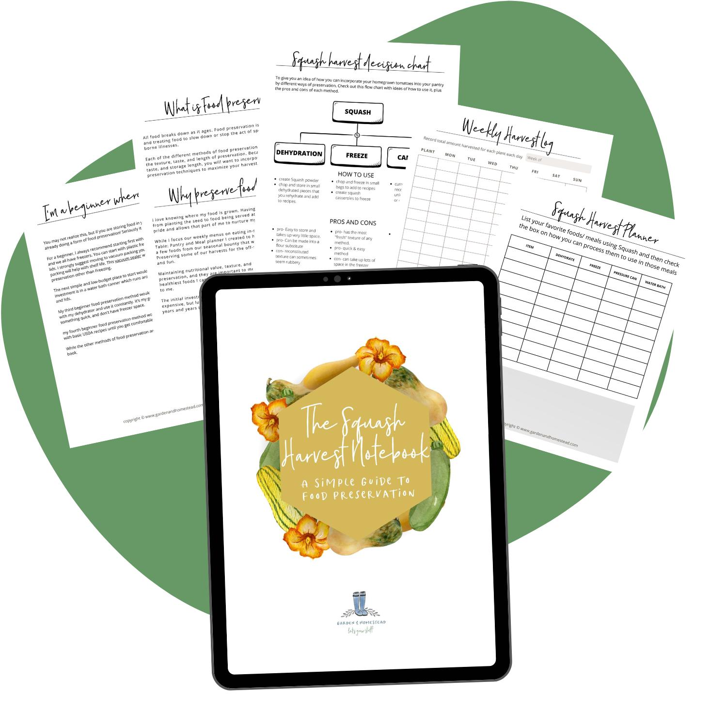 The Squash Harvest Notebook