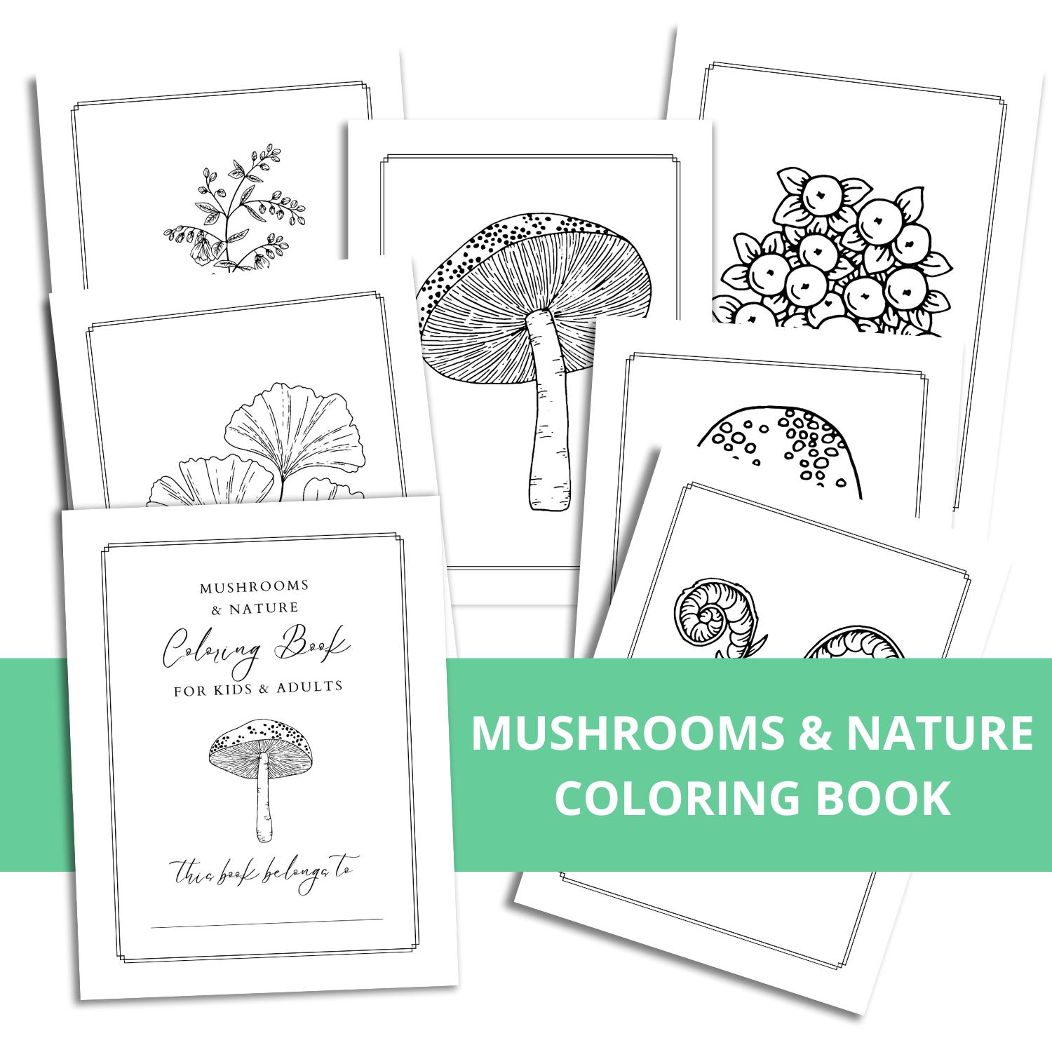 Garden and Nature Coloring Book