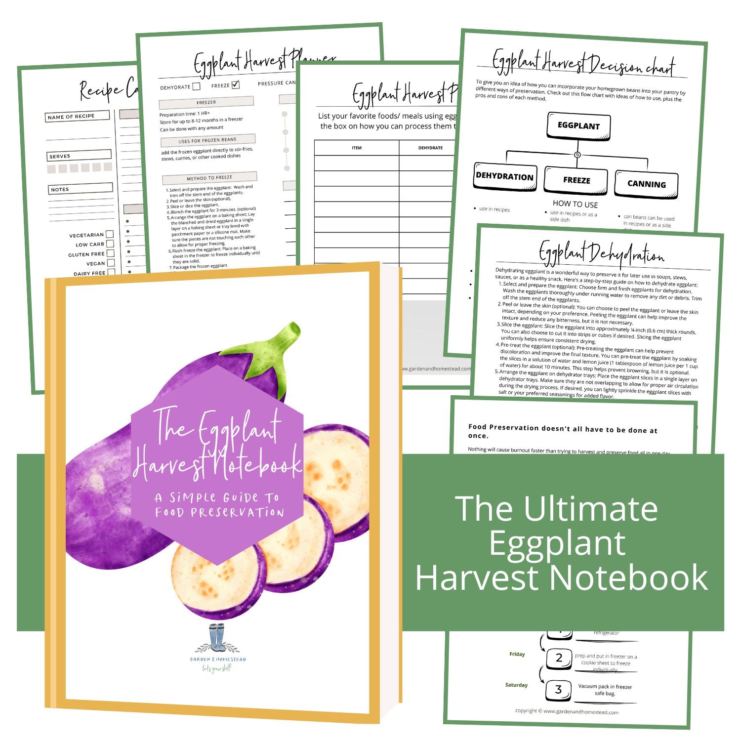 The Eggplant Harvest Notebook
