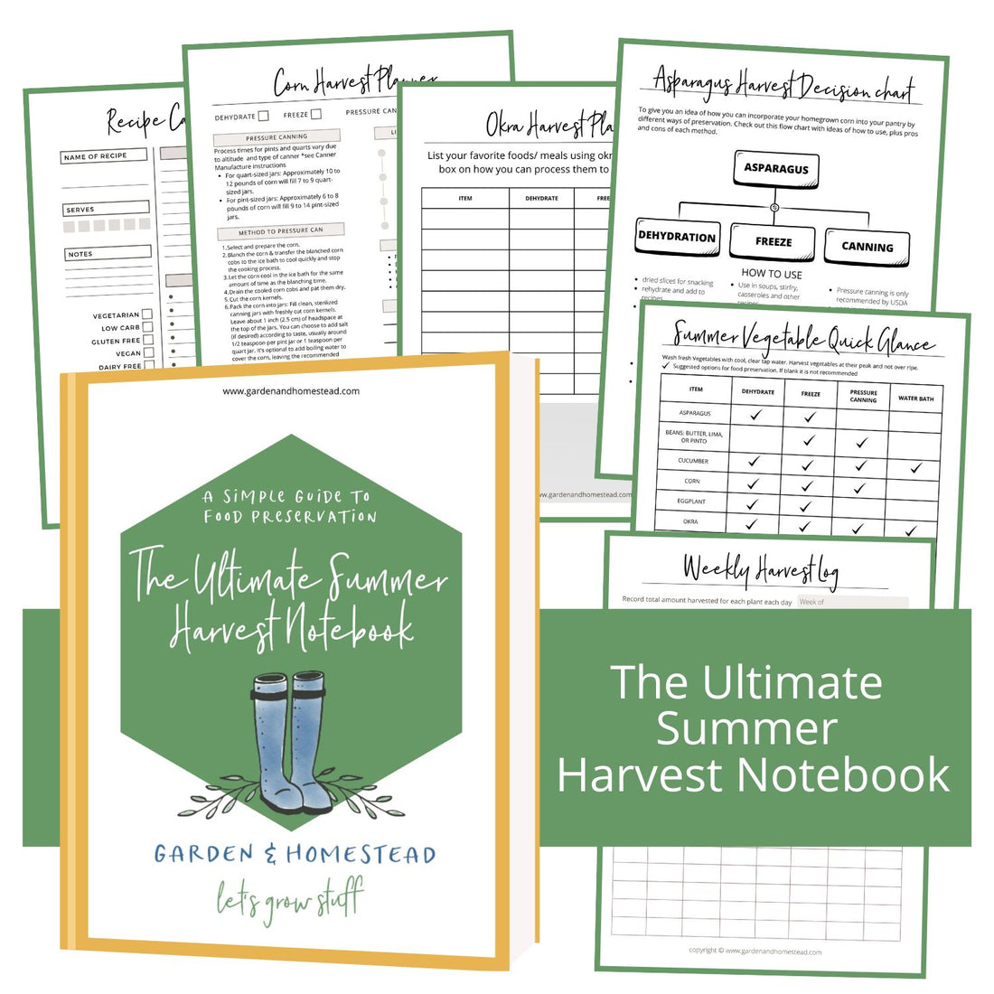 The Ultimate Summer Harvest Notebook
