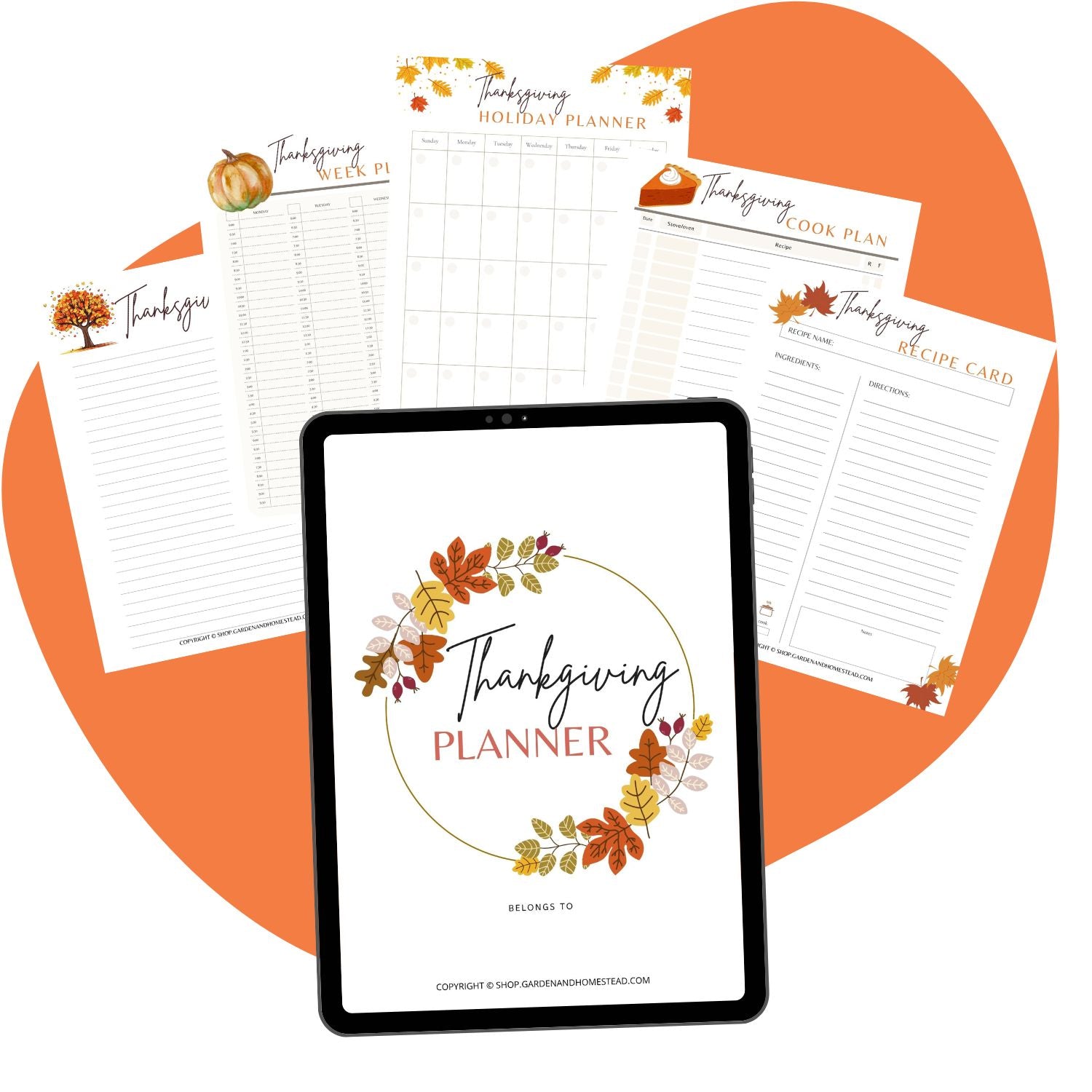 Thanksgiving Meal Planner