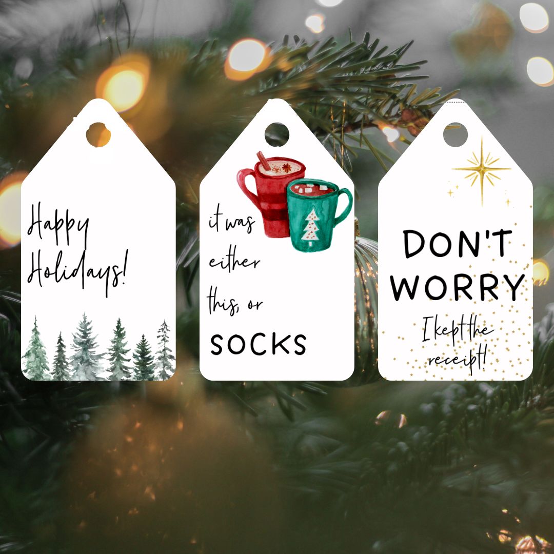 Printable Christmas labels and Gift tags