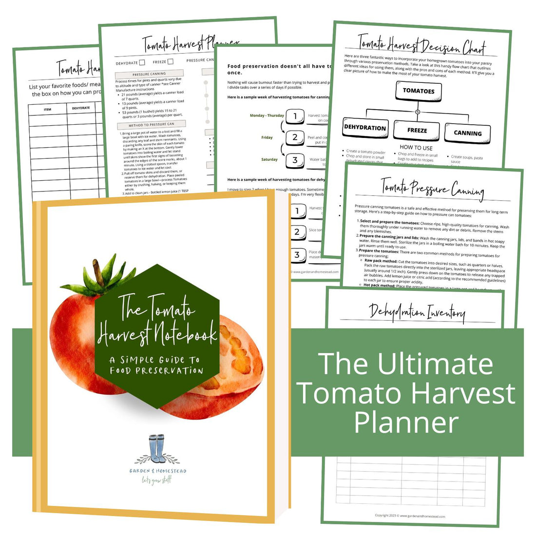 The Tomato Harvest Notebook